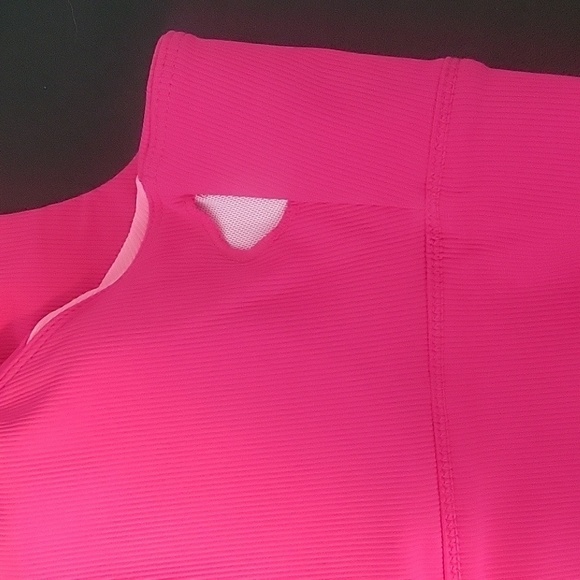 WILO Racerback Ribbed Pink Sports Bra Removeable Pads - Size XS - Picture 10 of 10
